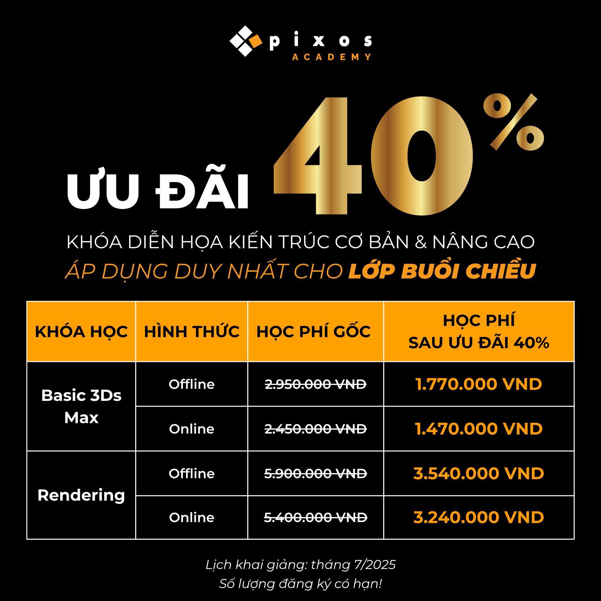 4pixos Academy • Trung tâm đào tạo Diễn họa Kiến trúc Quốc tế
