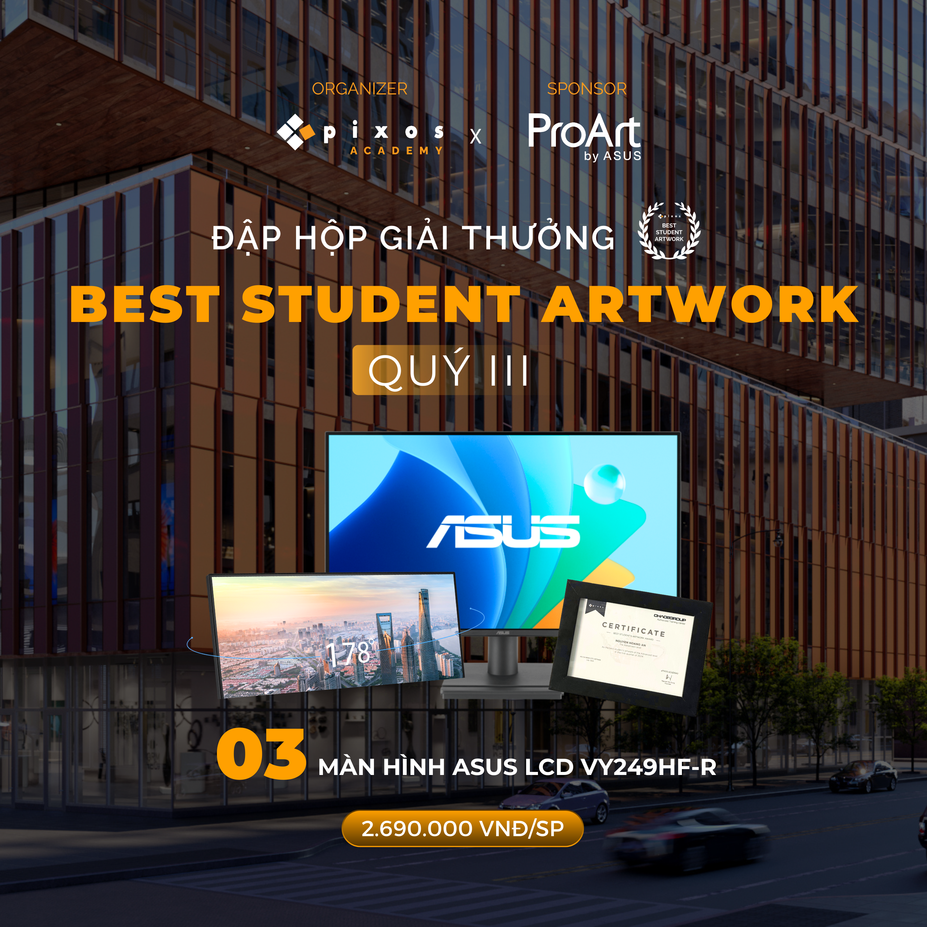 4pixos Academy • Trung tâm đào tạo Diễn họa Kiến trúc Quốc tế