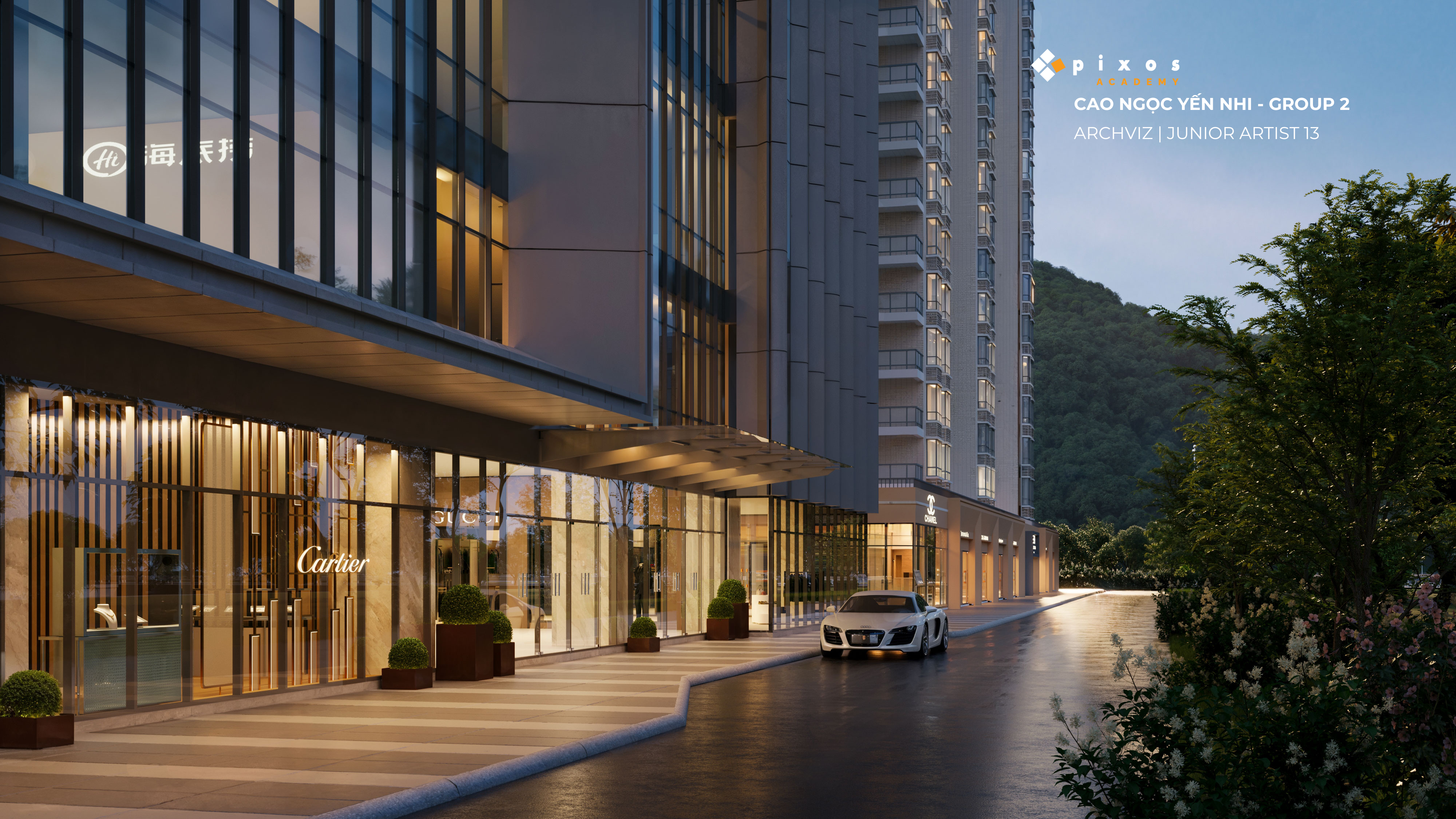 4pixos Academy • Trung tâm đào tạo Diễn họa Kiến trúc Quốc tế