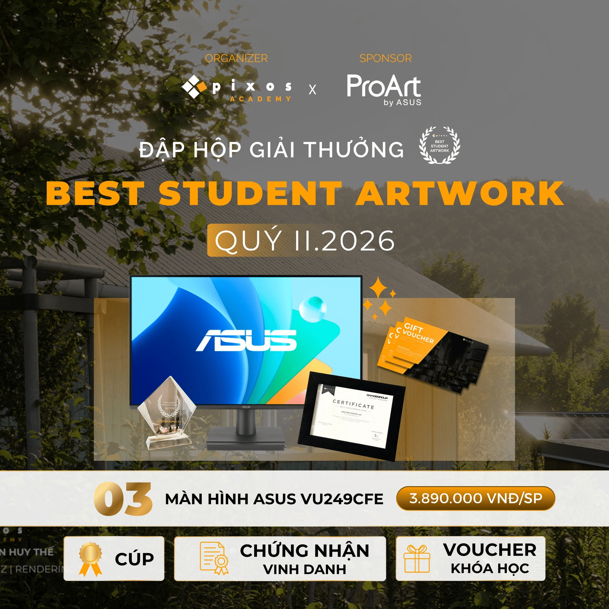 4pixos Academy • Trung tâm đào tạo Diễn họa Kiến trúc Quốc tế