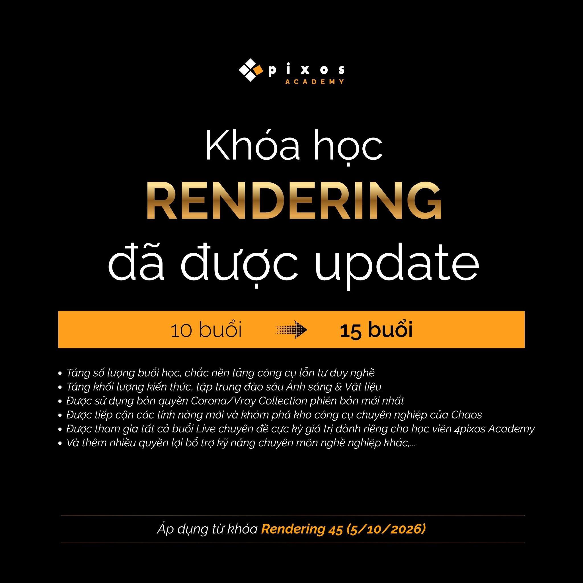 4pixos Academy • Trung tâm đào tạo Diễn họa Kiến trúc Quốc tế